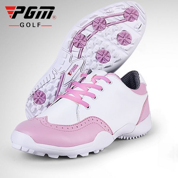 

2020 women waterproof golf shoes skid resistant sports shoes ladies breathable comfortable spikes nail sneakers 10103
