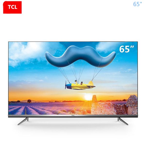 

tcl 65-дюймовое полноэкранный ai умного плоского телевизора голосовое управление без пульта дистанционного управления ultra hd 4k tv бесплат