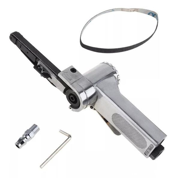 

3/8" practical 10 x 330mm 16000rmp air belt sander pneumatic machine for grinding polishing pneumatic tools