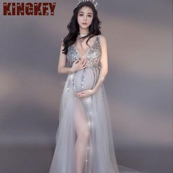 

maternity pgraphy props maternity dress fancy studio clothes pregnancy pgraphy prop fancy shooting p summer dress, White