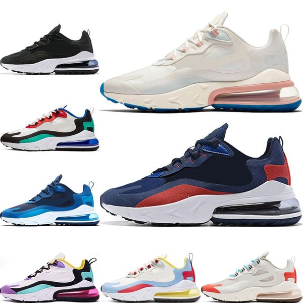 

Top Quality Men Women React Running Shoes Right Violet Bauhaus 1 Blue Void Electro Green Optical Designer Sports Sneakers size 36-45