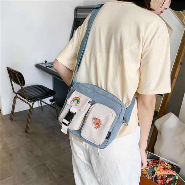 

handbags shoulder bags for women 2020 new fashion canvas bookbag school students messenger bags cute cartoon crossbody