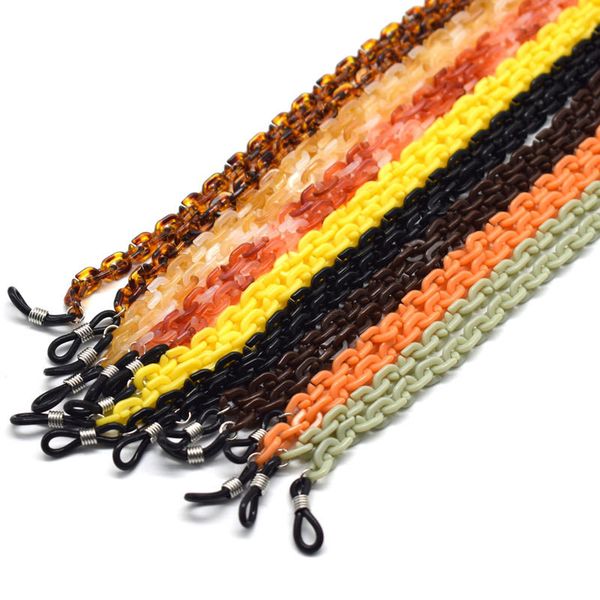 

euro-am ale superlight resin glasses chain strap fashion women leopard sunglasses string eyeglasses rope lanyord cord holder neck rope