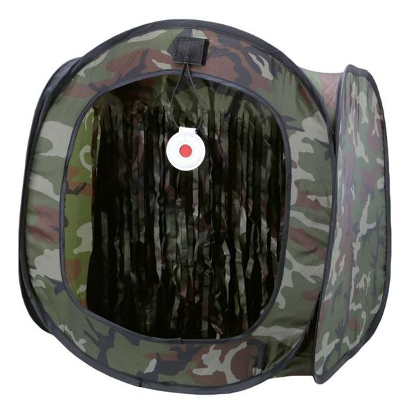 

480x480x570mm camouflage portable target tent trap foldable slingstarget box shooting archery hunting catapult case holder