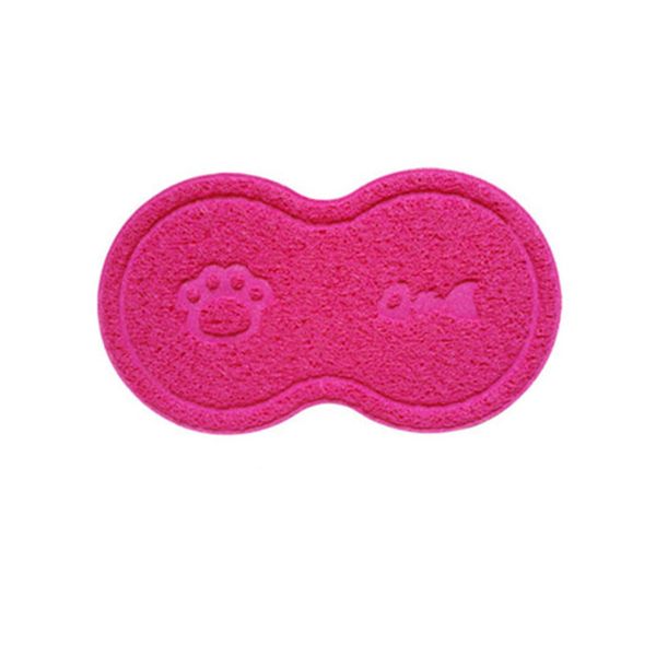 

cute pet dog puppy feeding mat pad pvc dish water feed clean placemat