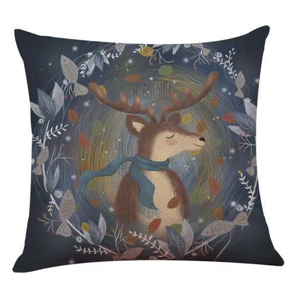

animal painting cotton linen pillow case waist home decor cushion cover home decor cushion cover pillow funda cojin