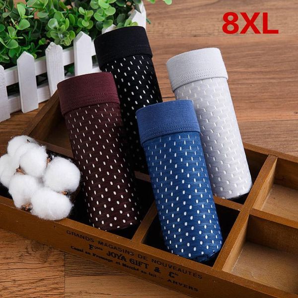 

4pcs/lot bamboo fiber men's boxer pantie underpant plus size xxxxl soft luxury breathable belt shorts modal 5xl 6xl 7xl 8xl, Black;white