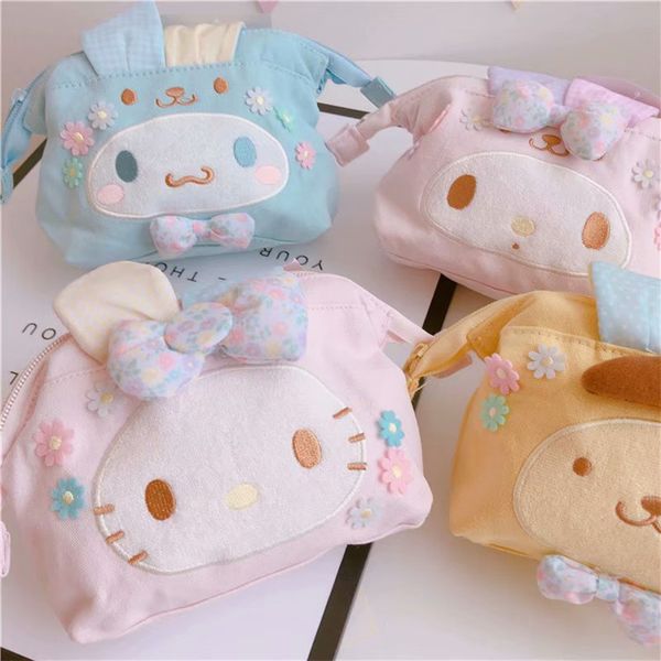 

cartoon cute little dog makeup bag easter canvas bag grocery 2020 new selling