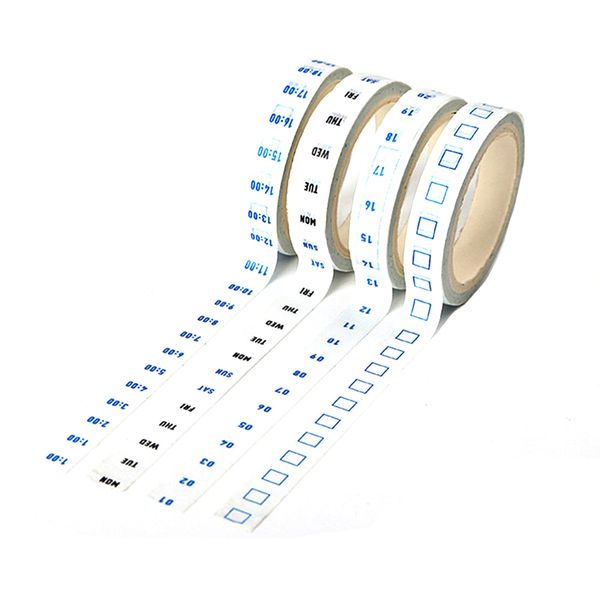 

tape practical office useful timeline masking self adhesive diy planner crafts stationery schedule sticker 2016