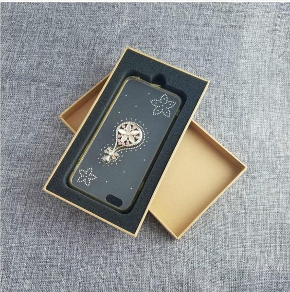 

18*10*2cm popular retail package kraft boxes for iphone case iphone 6s/ 7 kraft paper phone case boxes packaging