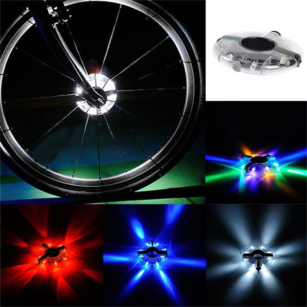 

1pcs new bicycle cycling hubs light bike fronail light led spoke wheel warning waterproof bike accessories