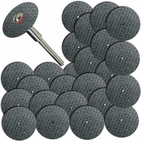 

25pcs saw blade + 1pcs connection clamp fiberglass reinforced cut off wheel disc w/ 1 mandrel 1/8" fit dremel tool