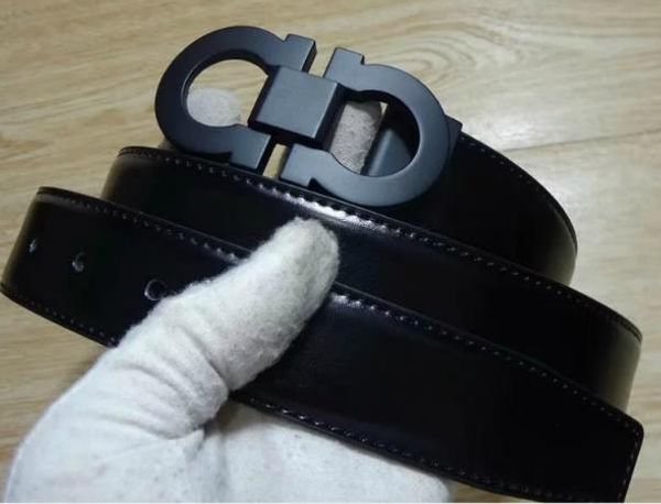 

new fashion mens belts leather jeans for men women metal designer, Black;brown