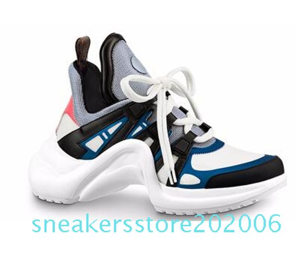 

2018 fashion height increasing archlight sneakers runway shoes woman thick platform creepers female casual flats tenis feminino s06, Black