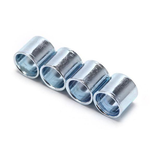 

4pieces axis sleeve speed kit bearing spacer inline skate axle bushin 8.1mm inner diameter sliver gvcen