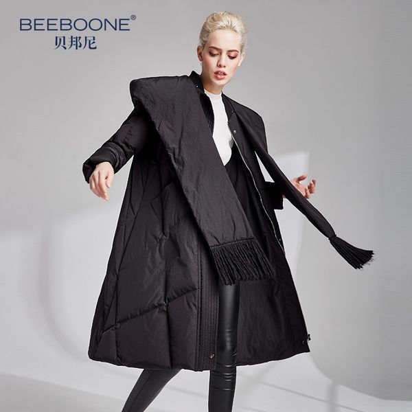 

new arrival women down coat jacket winter and autumn x-long thick warm, Black