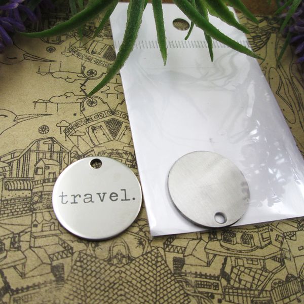 

40pcs--"travel"stainless steel charms more style for choosing diy charms pendants for necklace, Bronze;silver