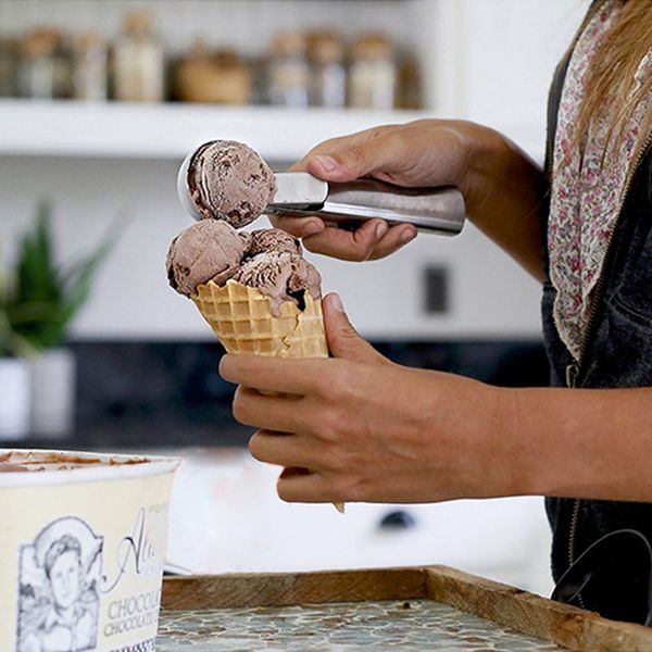

1pc stainless steel ice cream scoop fruit ice ball maker candy bar ice cream spoon kitchen gadgets accessorizes