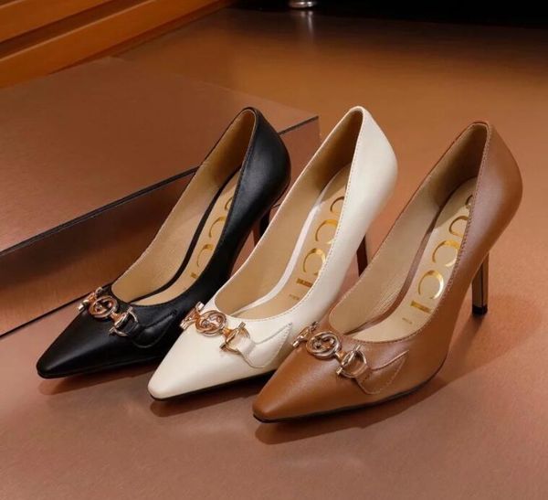 

new fashion women's dress shoes leather party shoes female high heel stilettos shoes tss11171, Black