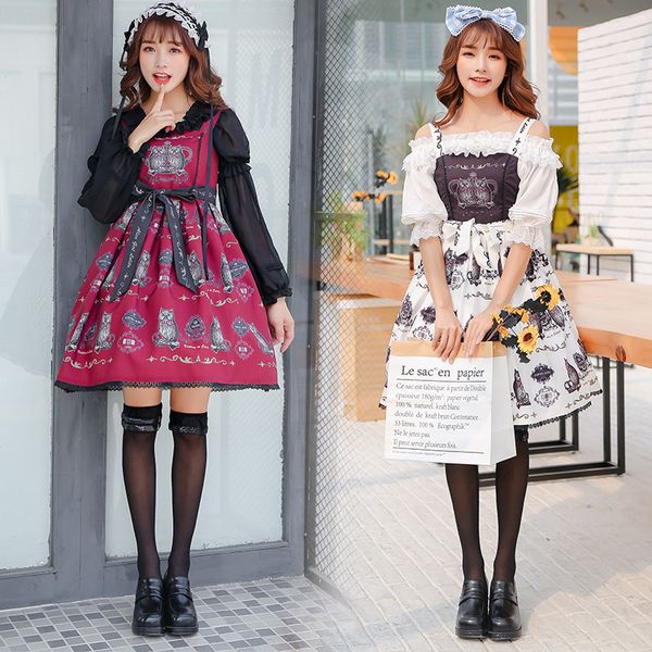 

vestidos cosply одежды женщина лолита принцесса секси платье партии женщин лолита готические женщины платье зима джуп фам hallowen вадим, Black;pink