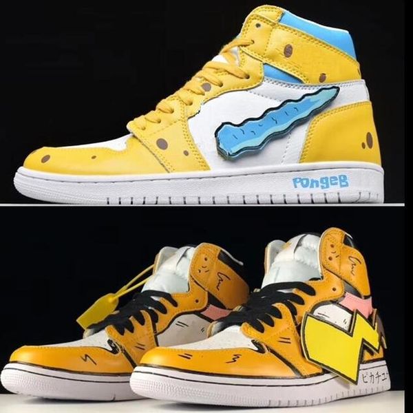 

2020 new pikachu sponge bob 1s tv pe basketball shoes 5 for anniversary sponge x irving v five luxury sports sneakers
