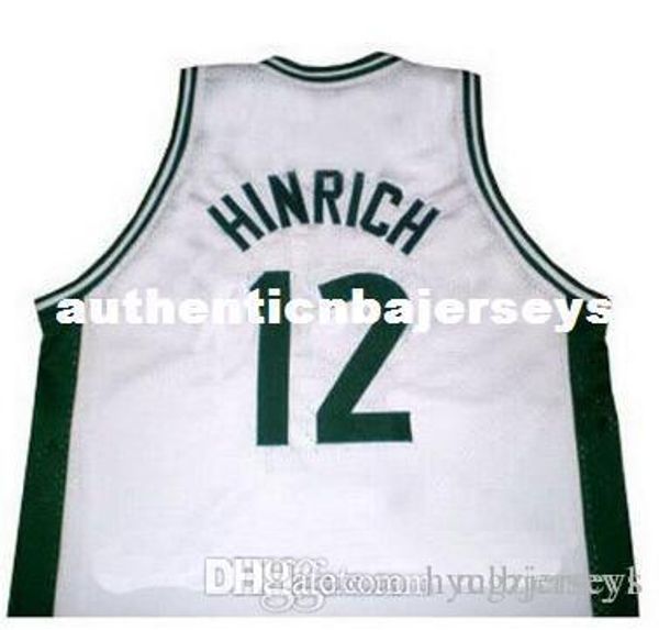 

men #12 kirk hinrich high jersey white green jersey custom any number ,name and size s-xxxl, Black;blue