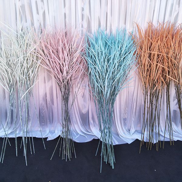 

simulation autumn reed simulation onion grass autumn reed grass set plant home decoration