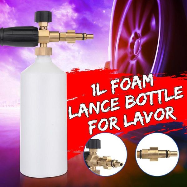 

1l 3200psi high pressure washer soap foam lance nozzle cannon generator car foam wash guns cleaner for lavor adapter