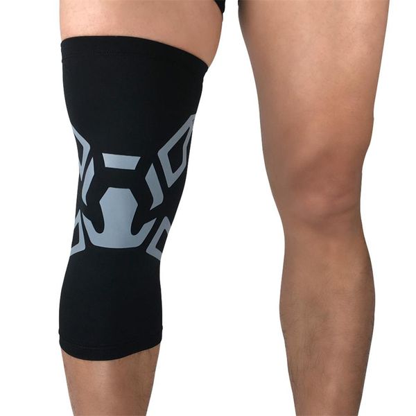 

professional knee support pads knee protector sport support brace wrap guard fitness basketball cycling running pad, Black;gray