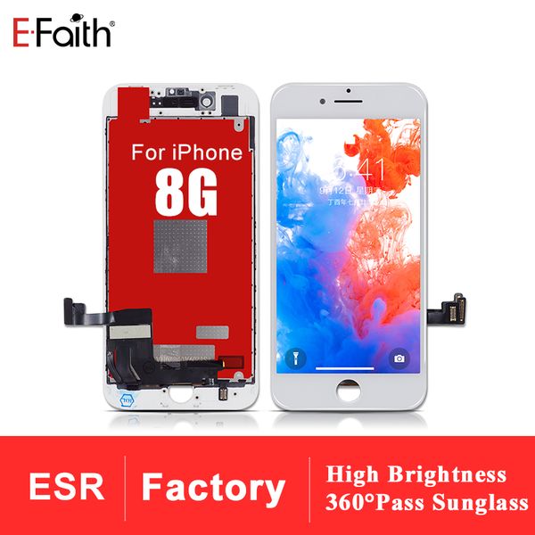 

high brightness and resolution lcd for iphone 8 old tianma qulaity with no dead pixel smooth touch with 1 year warranty