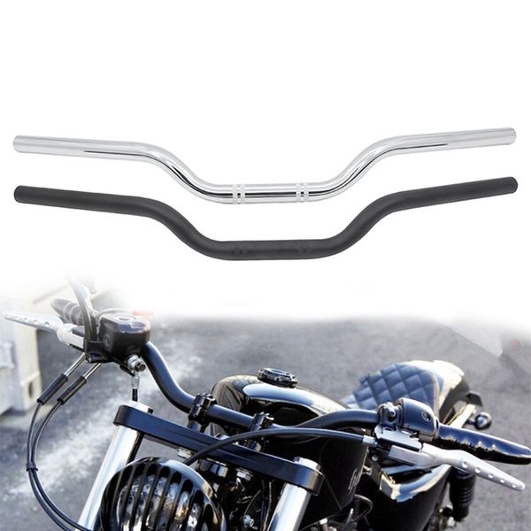 

1 inch 25mm universal motorcycle handlebar drag straight bar dual sport bike cruiser bobber street bike offroad