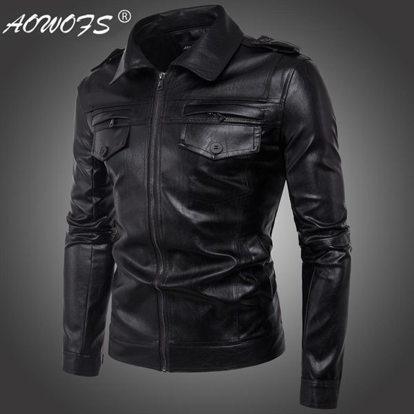 

ouma 17 new style fashion men locomotive pamphlets men's leather jacket leather coat ouma coat black base map b004