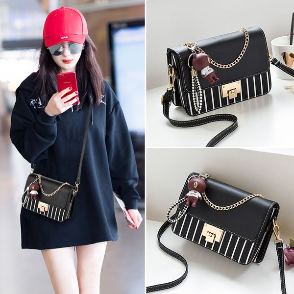 

small bag women's new simple hand ladle shoulder small square bag korean wild messenger purses and handbags