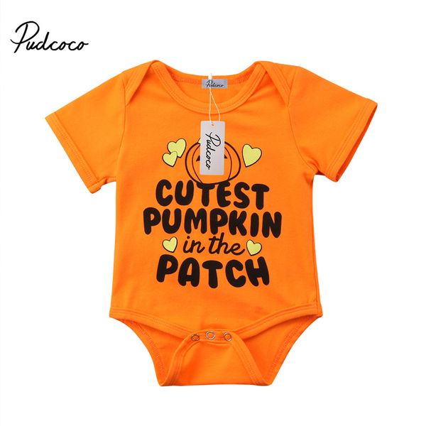 

newborn baby boy girl romper jumpsuit halloween pumpkin clothes outfit costume 0-18 months, Blue