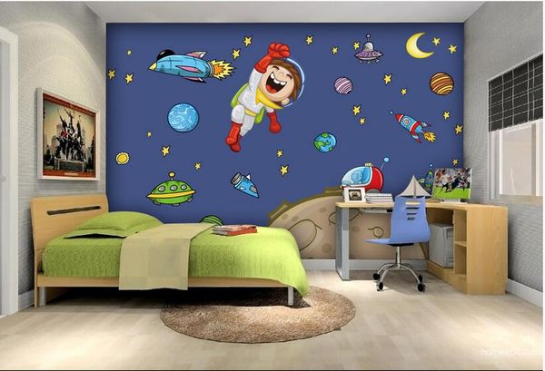 

wdbh 3d wallpaper custom p on the wall cartoon cosmic star children's room background home decor 3d wall murals wallpaper for walls 3 d