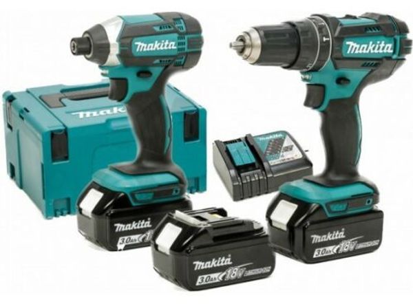 

New makita 18v et dlx2131jx1 3 x 3ah batterie