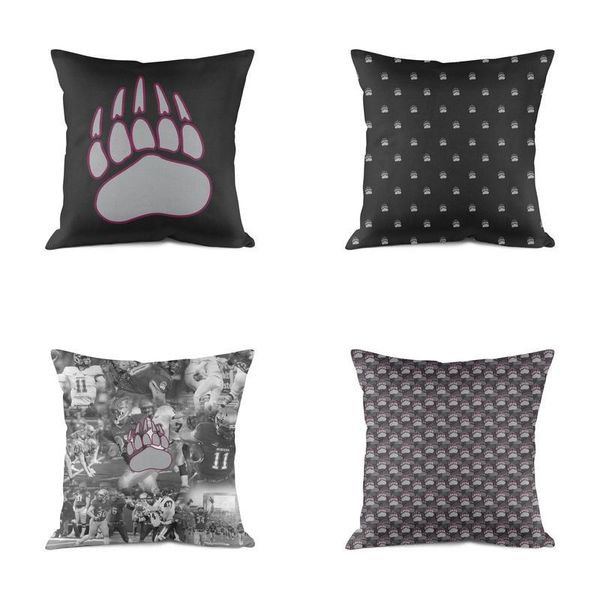 Montana Grizzlies Football Logo Microfiber Alternative Cushion