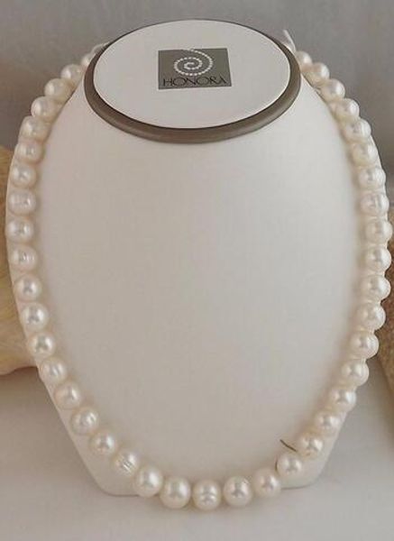 

classic baroque 12-13mm south sea white pearl necklace 20 inches, Silver