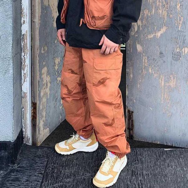 

19ss box логотип камуфляж грузовые брюки брюки дизайнер тренировочные брюки мода спорт повседневная улица мужчины женщины открытый брюки hfy, Black
