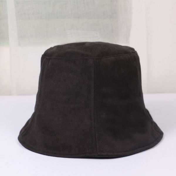 

the cotton solid color bucket hat fisherman hat outdoor travel sun cap hats for men and women 164