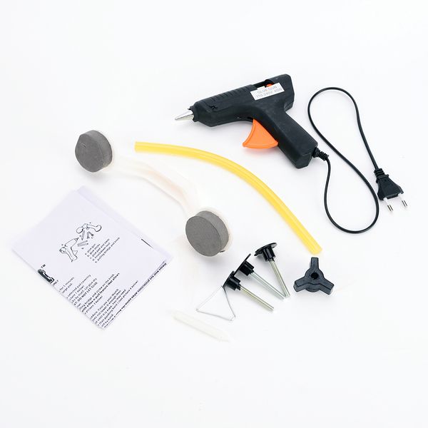 

22ov car vehicle paintless abs plastic dent repair remover tool kit paint care cleaner car accessories