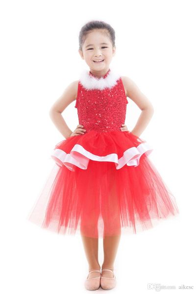

kids dresses for girls red dress performance wear costumes ballet professional tutu for adults ballet dresses for girls l141, Black;red