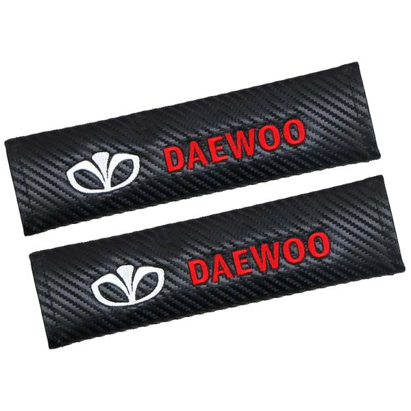 

car stickers safety belt case for daewoo espero nexia matiz lanos emblem seat belt cover car styling 2pcs/lot