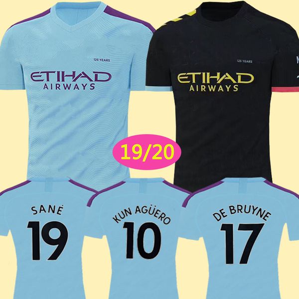 

Thailand JESUS DE BRUYNE KUN AGUERO 19 20 manchester 26 MAHREZ 10 KUN AGUERO 33 G. JESUS 17 DE BRUYNE soccer jersey