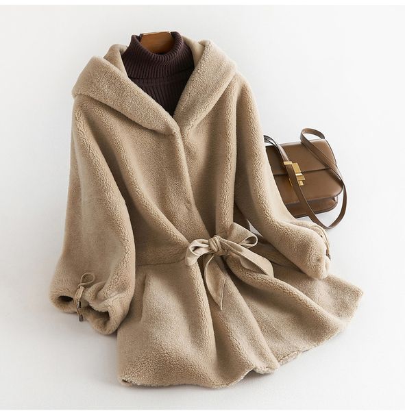 

женин winter fur real инел Ѭижкђ ове lady поведневнй еплй нађѬалнй sheep lamb е Black