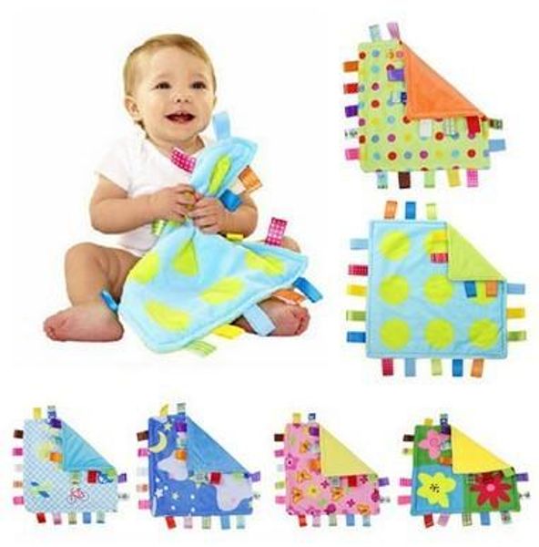 

30cm baby appease towel baby comforting taggies blanket super soft square plush toy baby appease bb water bath shower towel toy