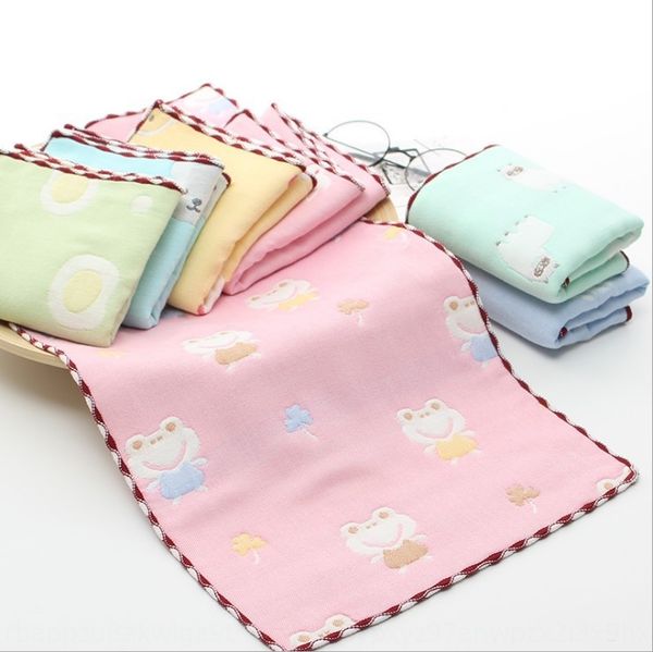 

pure cotton six-layer gauze children's multi-layer gauze small 25*50 towel towel cartoon