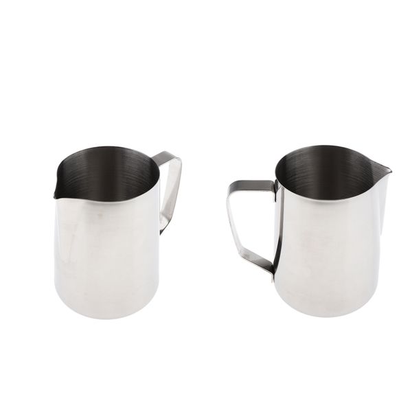 

2 pieces steel 1500ml candle making pouring pot handle designed pitcher cup