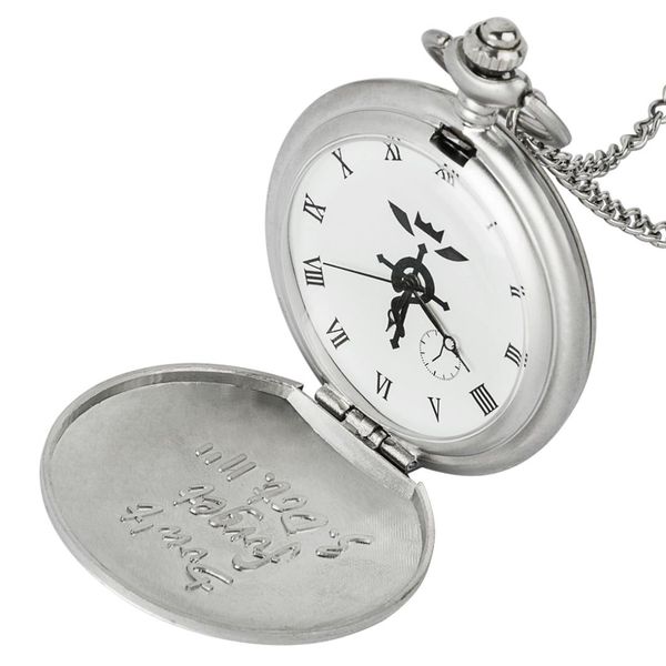 

roman digital antique white dial pocket quartz watch pendant gift for men and women alike, Slivery;golden