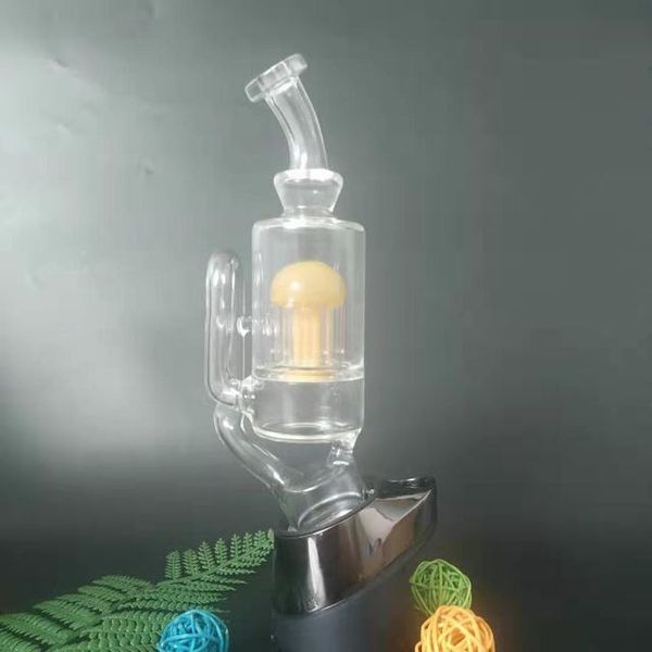 Vaporizador de acessórios de coisla de vidro de reciclador com árvore PERC 8,5 polegadas de altura (GB-336)